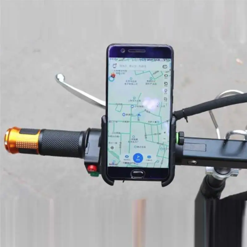 Алюминиевый держатель для телефона мотоцикла с USB зарядным устройством QC3.0 USB быстрое зарядное устройство на 360 градусов вращающийся держатель для мобильного телефона для мотоцикла