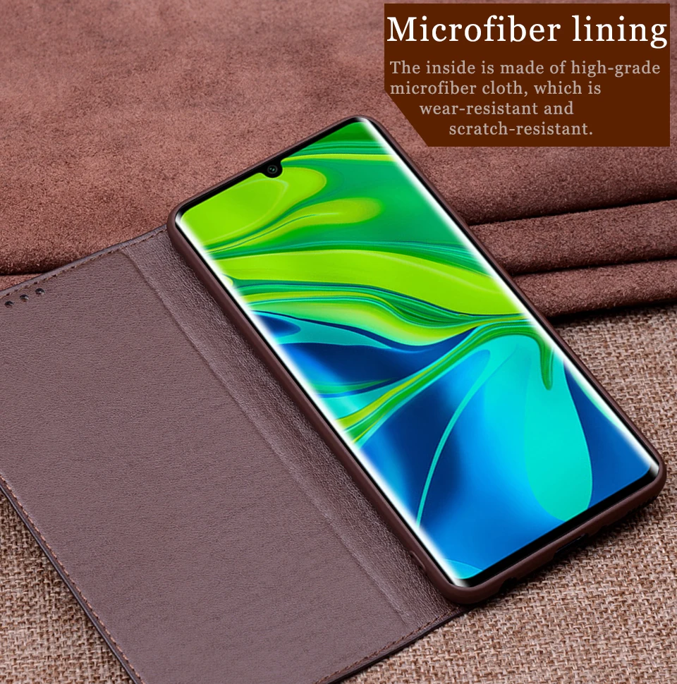 Флип-чехол для Xia mi Note 10 Pro, магнитный чехол из натуральной кожи для Xiao mi Note 10, чехол s, кожаный чехол для телефона, чехол s Fundas