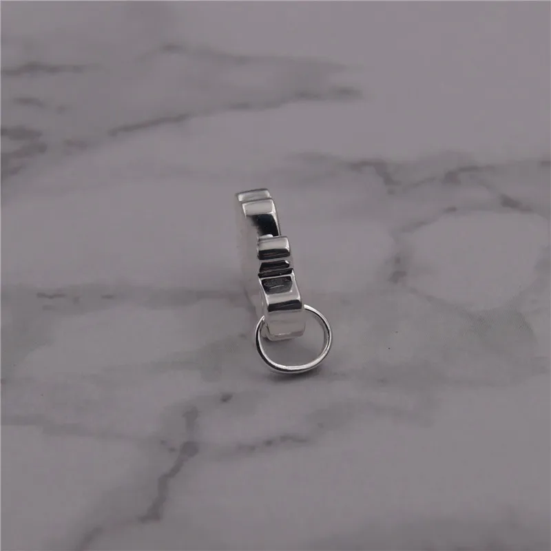 22mm 415900172 Твердая 925 пробы Серебряная Подвеска для женщин, хорошее ювелирное изделие, collares de piedras naturales mujer colgantes de plata de ley 925 - Окраска металла: 22mm 415900172