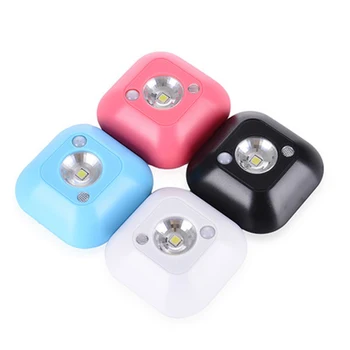 

Mini Wireless LED Sensor Night Light Lamp PIR Infrared Motion Activated Sensor Light for Wall Lamp Cabinet Stairs Light