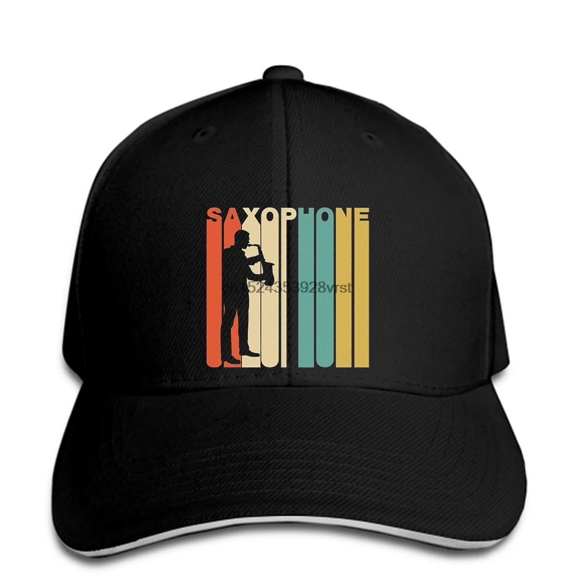 Baseball Cap Vintage Retro 1970 Style Saxophone Sax Player MusicianStyle Youth snapback hat Peaked | Аксессуары для одежды