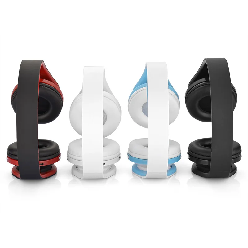 VAORLO Folding Wireless Headphone With Mic Kids Children Bluetooth Earphone Stereo Bass Headsets For PC MP3 iPad All Smart Phone