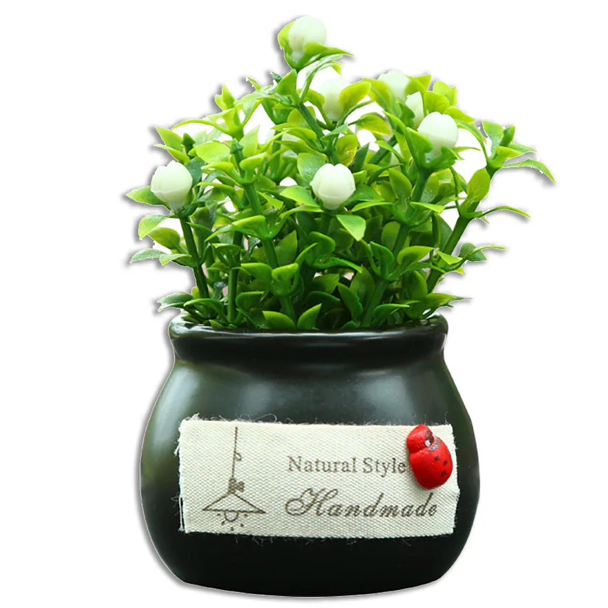 

Automobile Ornaments Plant Auspicious Fruit Potted Vehicle Perfume Seat Fragrance Ceramic Personality Creative Simulation Flower