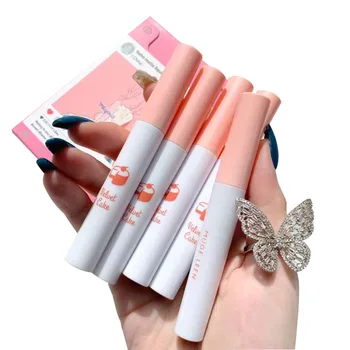 

MUGELEEN 5 Colors Velvet matte Cigarette Lipstick makeup Long Lasting lipstick set make up nude lipstick maquiagem batom TSLM1