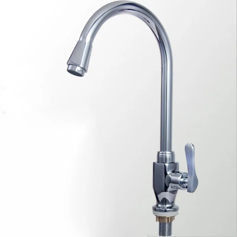 

Copper Body Single Cold Faucet Kitchen Faucet Sink Faucet Manufacturers Direct Selling a Generation of Fat Large Amount Favorabl