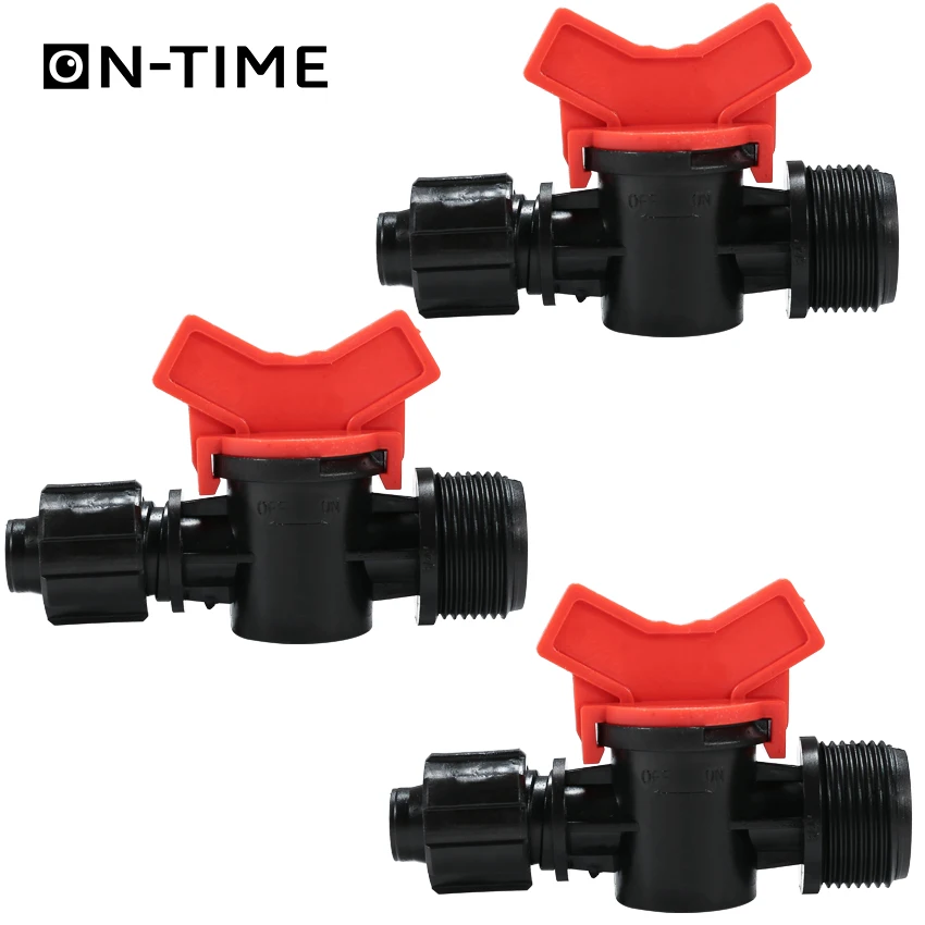 

Plastic 3/4"*DN16 Male thread Water control valve with lock