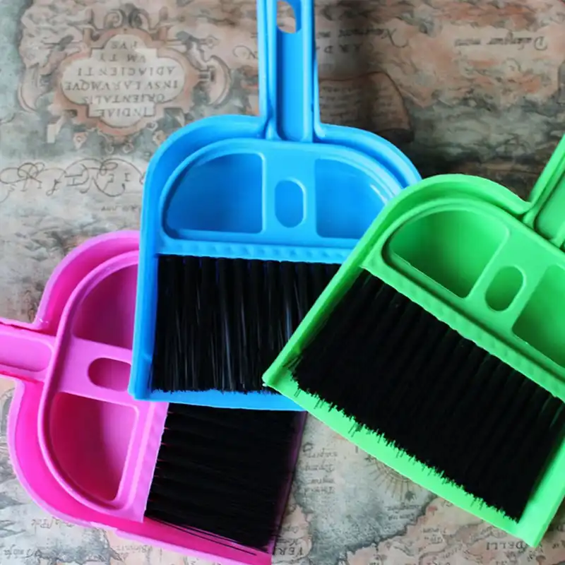 Mini Brosse De Nettoyage De Bureau Petit Balai Ensemble De Pelles A Poussiere Pelle Et Balayage Portables Pour Animaux De Plein Air Aliexpress