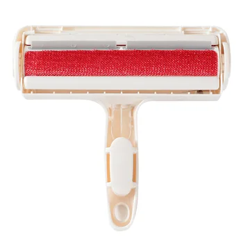 

2-Way Pet Hair Remover Roller Lint Sticking Roller Removing Dog Cat Hair from Furniture Carpets Clothing One Hand Operate Clean