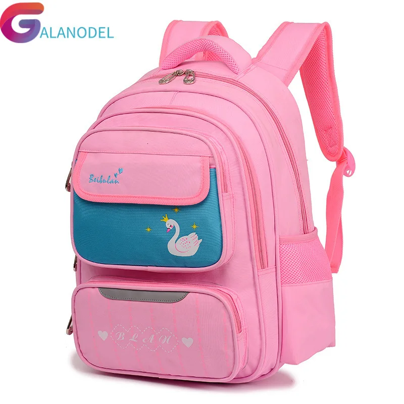 

waterproof Backpack Large Orthopedic School Bags For Girl Zipper Kid School Backpacks Cute Children Schoolbags Mochila Escol