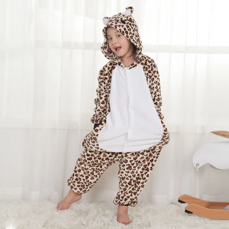 Новые пижамы Kigurumi stitch onesies Рождественская детская зимняя одежда для сна с рисунком животных детские пижамы, белье для детей с капюшоном - Цвет: As shown