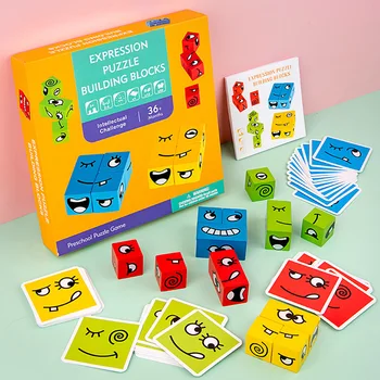 

Children's toys, logical thinking training intellectual intelligence parent-child board games Rubik's cube blocks