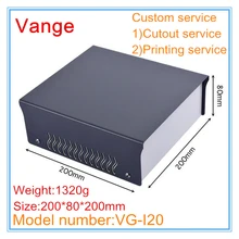 1 шт./лот diy шасси управления коробки проекта 200*80*200 мм железный металлический шкаф для электрощитка чехол для электронный модуль outet коробки