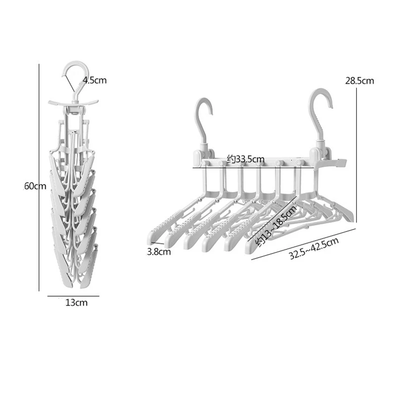 Креативные Многослойные складные вешалки, многофункциональная одежда, шляпа, штаны, экономия места, вешалка для шкафа, хранения