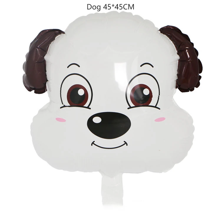 Dog 1 шт. шар животных лев с кроликом для детей День рождения животных вечерние украшения Babyshower вечерние аксессуары для животных Вечерние - Цвет: Dog