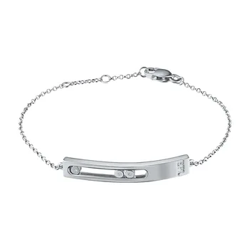 

Bracelet silver diamond e0601br03181400