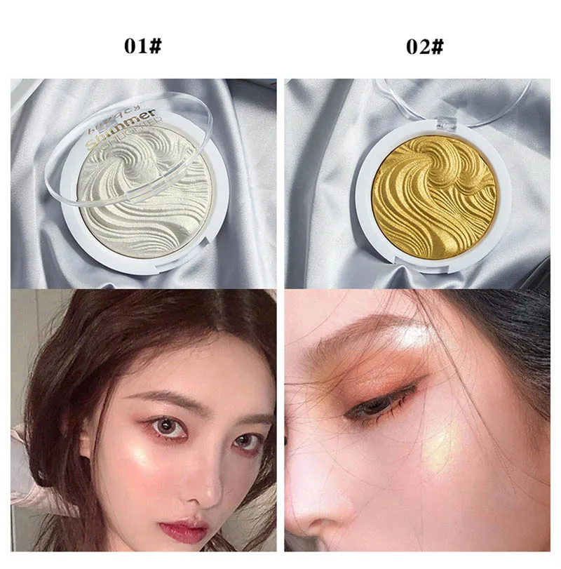 Cellacity 12 colors face highlighter bronzer Palette Makeup Glow Face Women Contour Shimmer Powder iluminador maquillaje Powder