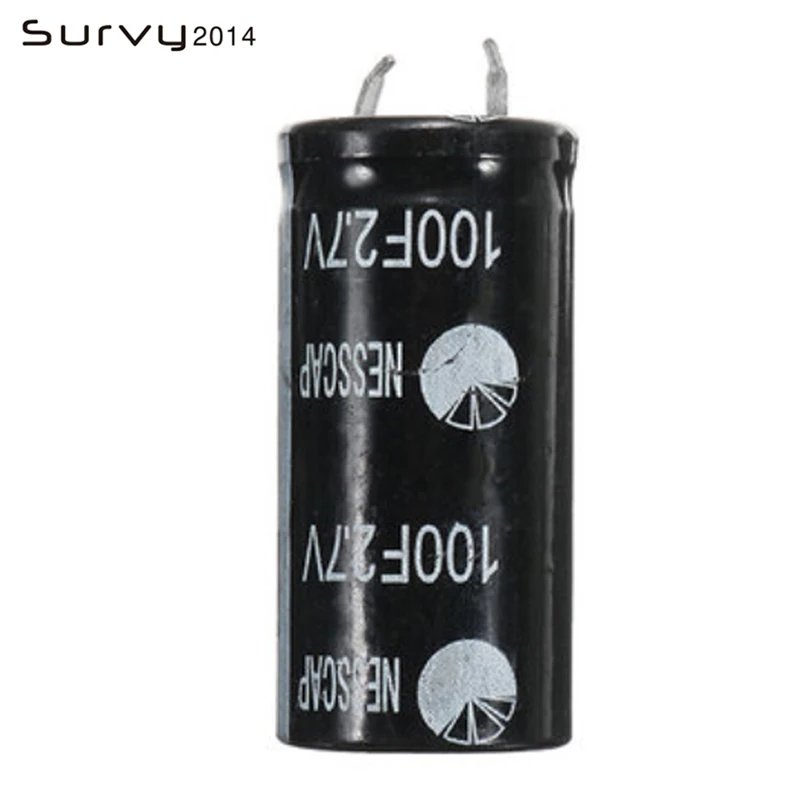 1 Pcs New Super Condensatore 2.7V100F Condensatore Farad Condensatore 2.7 V 100F Au