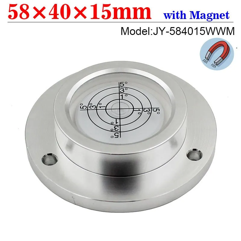 Universal flange nível de bolha bolha circular