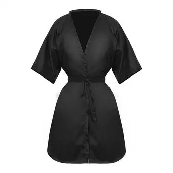 

ETEREAUTY Salon Client Gown Robes Cape Hair Salon Hair Cutting Smock for Clients Kimono Style