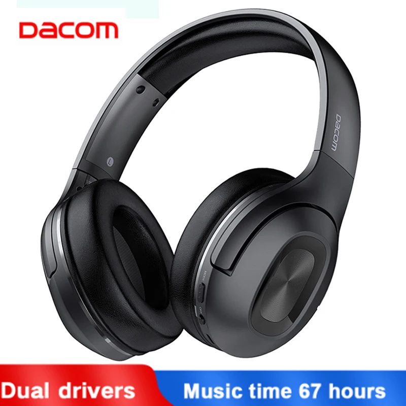 Dacom HF002 наушники Bluetooth беспроводные 5 0 67Hrs с микрофоном для телефонов