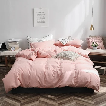 

Long-Staple Cotton Satin Denim Northern European-Style Cotton Linen Quilt Bedding