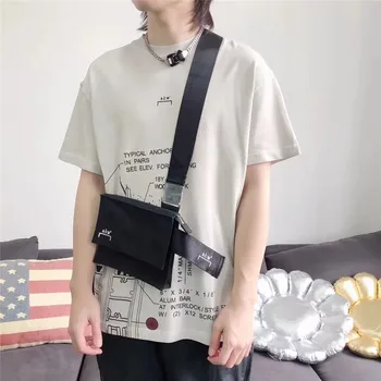 

Best Quality ACW Canvas Shoulder Bag Men Women A-COLD-WALL Crossbody Messenger Bag Multi Pocket Tactical Bag