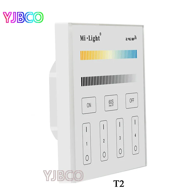 Miboxer 2 4G T1/T2/T3/T4 4 зонная умная сенсорная панель светодиодный регулятор яркости для
