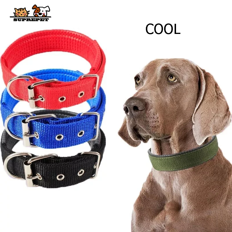 

SUPREPET Cool Dog Collar Foam Color foam Soft Adjustable Pet Cat Durable Collar For Small Medium Large Dogs Collar