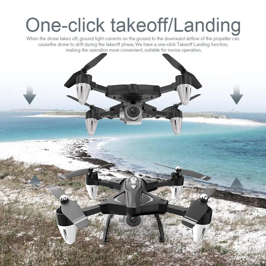 

F69 Drone Wifi FPV 480P 30W Camera Foldable Remote Control Aircraft Toy RC Foldable Quadcopter Drone Gift