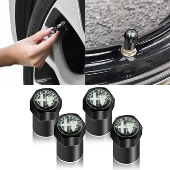 

Black Metal Auto Wheel Tire Valve Core Cover Cap for Alfa Alpha Romeo 159 147 156 Giulietta 147 159 Mito KEYRING Car Accessories