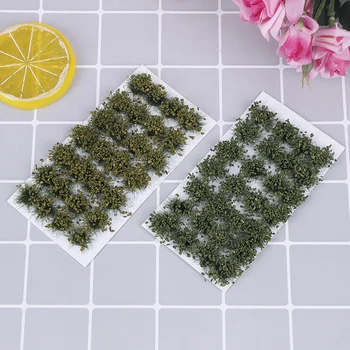 

Handmade Simulation Model Scene Simulated Bush Scale Model Grass Tuft Grass Needle Grass Model DIY Building Materials
