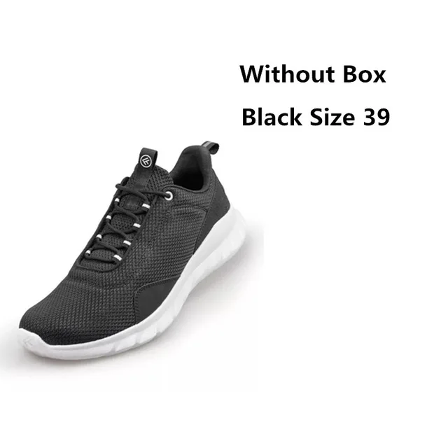 Black WIthout Box 39 Оригинальные кроссовки Mijia FREETIE, размеры 39-44, мужская спортивная обувь легкая дышащая трикотажная городская беговая Обувь для спорта на открытом воздухе - Цвет: Black WIthout Box 39
