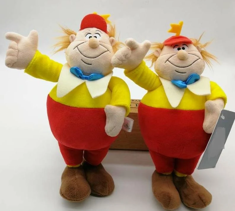 New Official Tweedle Dee Dum Twins Plush Doll From Alice In Wonderland Japan Movies Tv Aliexpress