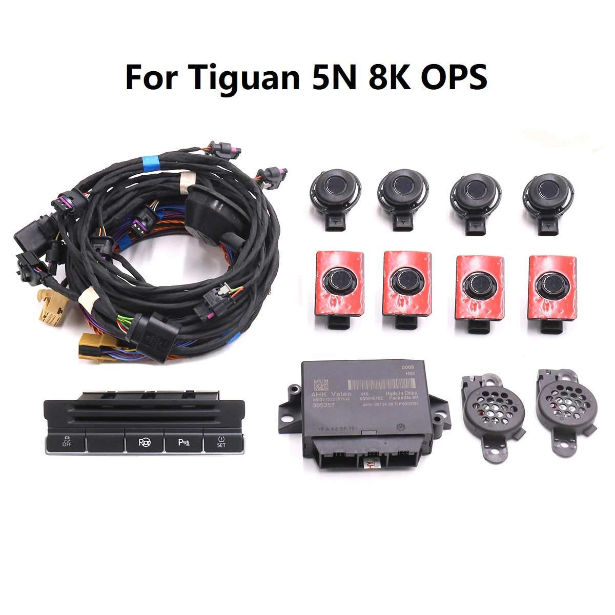 

Для Фольксвагена Tiguan 5N 8K 8 OPS, пилот парка, передний и задний 8 сенсоров, поддержка OPS