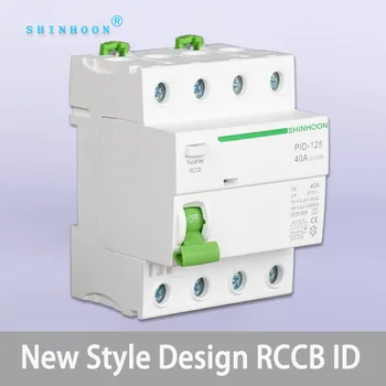 

ELCB RCCB RCD Mccb ID 2P 3P 4P 80A 40 amp 30 mA 50 amp 63 amp 100 amp Type C 10 KA 230 V 400V Residual Current Circuit Breaker