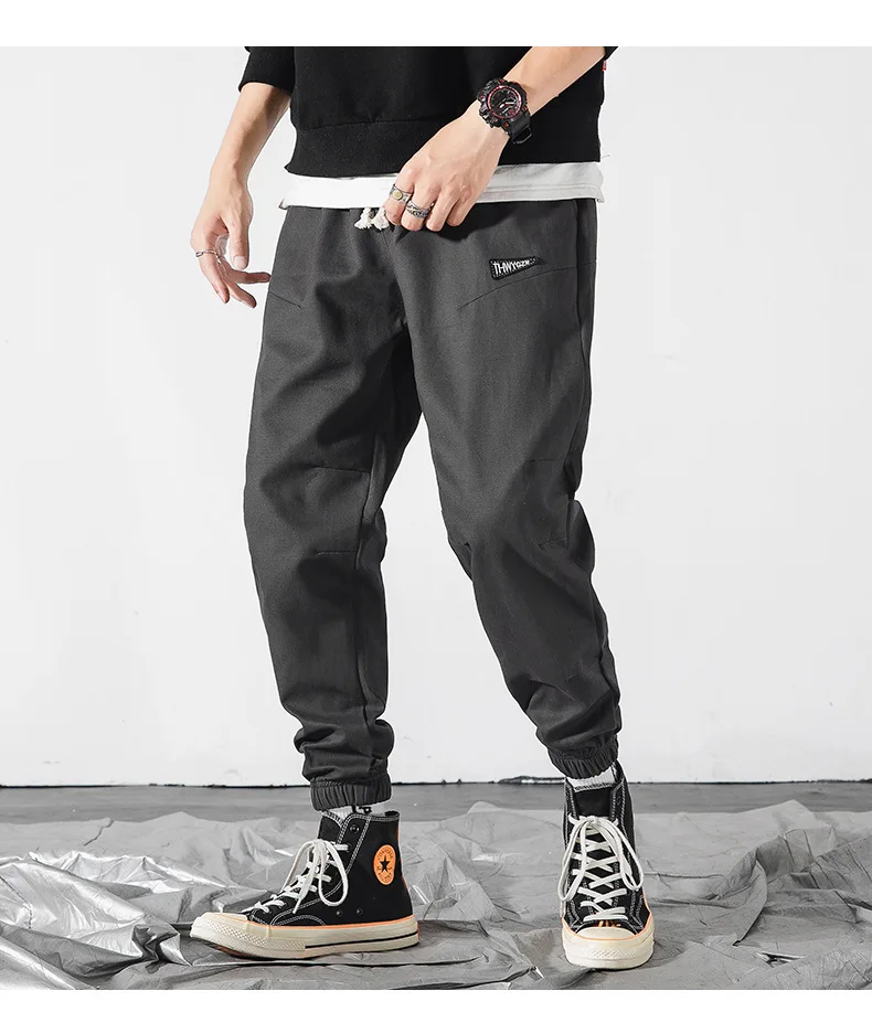 Chtengiber Men Streetwear Harem Pants Harajuku Sweatpant Baggy Joggers Pants Casual Trousers Outdoor Cloth Pantalon Cargo Homme