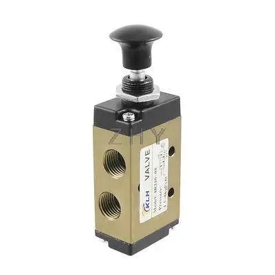 

4R210-08 2 Position 5 Way 1/4 PT Air Inlet Pneumatic Hand Draw Valve