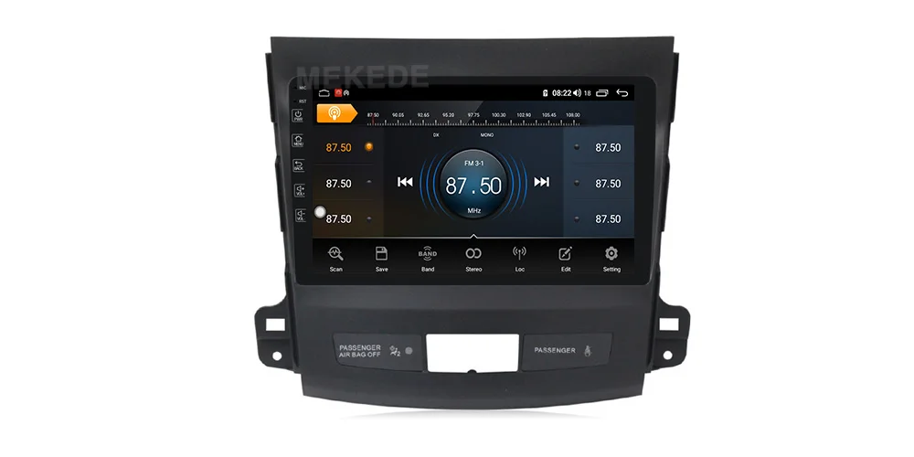 MEKEDE ips DSP Автомобильный gps мультимедийный плеер радио для Mitsubishi Outlander 2006- peugeot 4007/Citroen C-Crosser 2.5D