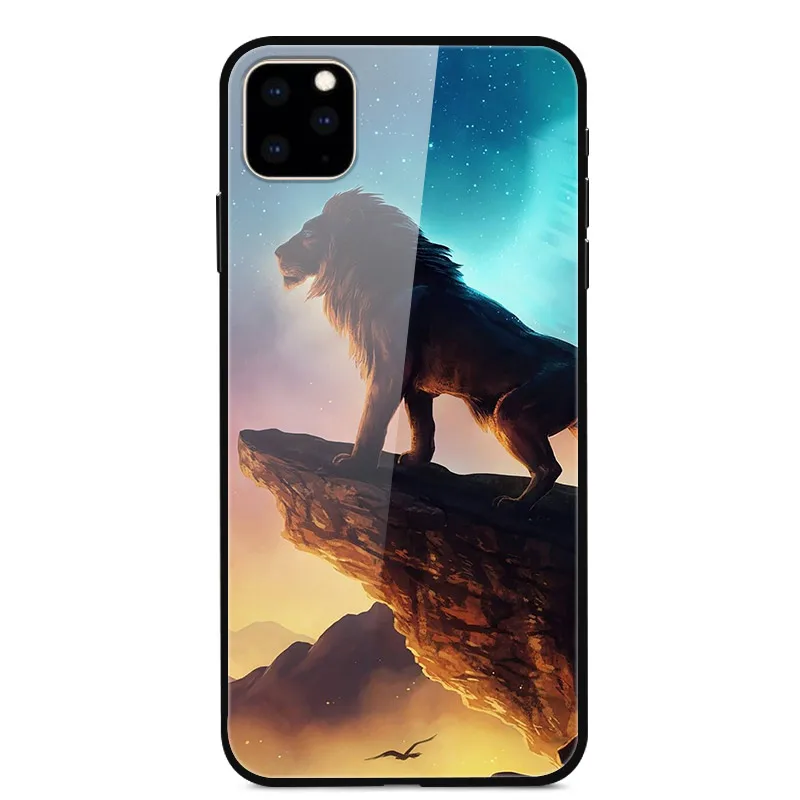 Для iPhone 11 Pro Max, чехол из закаленного стекла, планета космос, чехол из стекла для iPhone 11 11Pro Pro, максимальный чехол, оболочка - Цвет: 21