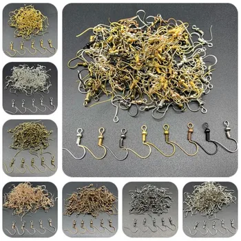 

100PCS/Bag Vintage Metal DIY Handmade Jewelry Accessories Hooks for Earrings Jewelry Findings