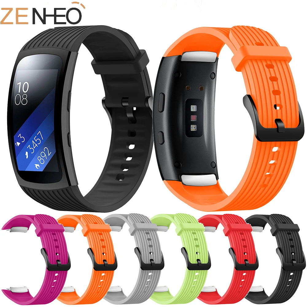 18mm S size Replacement Bracelet for Samsung Gear Fit 2 Luxury Silicone Fit2 pro Anti-lost | Наручные часы