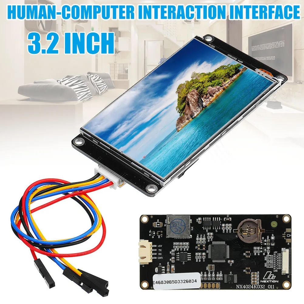 Новый 3 2 дюймовый TFT lcd сенсорный экран 16MB флэш дисплей интерфейс человека HMI