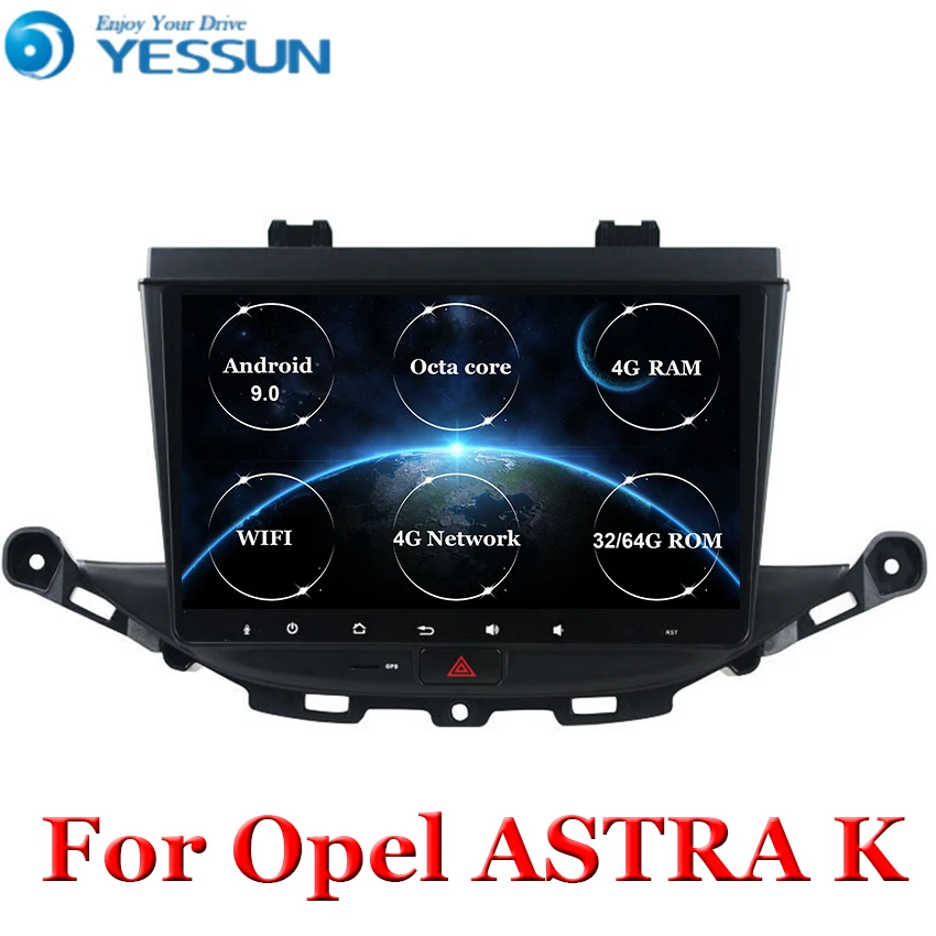 Android 9 Восьмиядерный 4G ram без dvd-плеера gps навигация для Opel ASTRA K головное устройство мультимедийный плеер DSP стерео