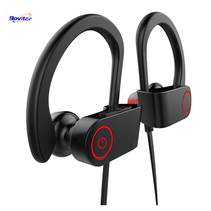 Bovitar Q6 New Bluetooth Earphone IPX5 waterproof wireless Headphones sports earbuds with mic for iPhone xiaomi Huawei oppo vivo