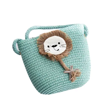 

Straw Bags Cartoon Girl Purse Summer Beach Handbags Shoulder Crossbody Bags Best Sale-WT