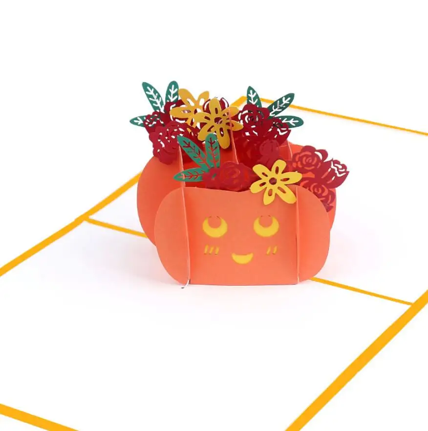 

10 шт., оригами, тыква для Хэллоуина