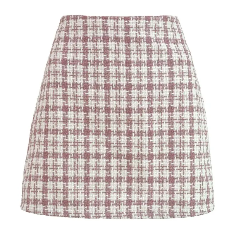 

autumn skirts for women vintage geometric A-Line mini skirt
