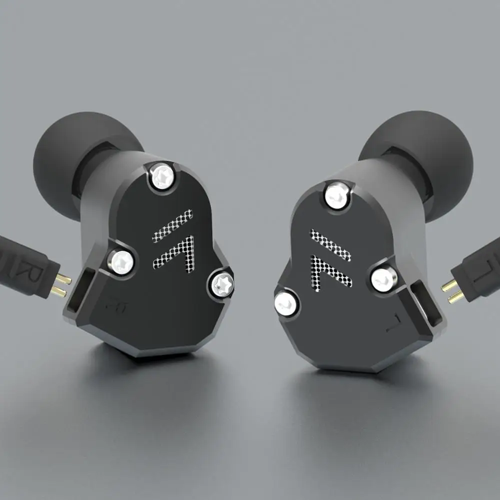 Гибридные наушники Revonext QT2s 2DD + 1BA Hi Fi DJ монитор спортивные для бега улучшенные
