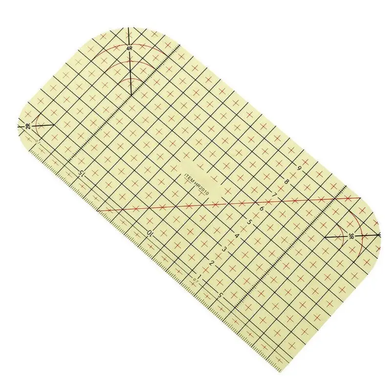 H8WA Ironing Ruler Measuring Tool Hot Patchwork Tailor Craft Cloth Cutting Rulers DIY Sewing Tools