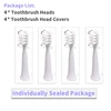 Brush Heads for Xiaomi Mijia T100 Toothbrush Heads Gum Care Soft Toothbrush Heads with Protecting Caps for Healthy Brushing 6